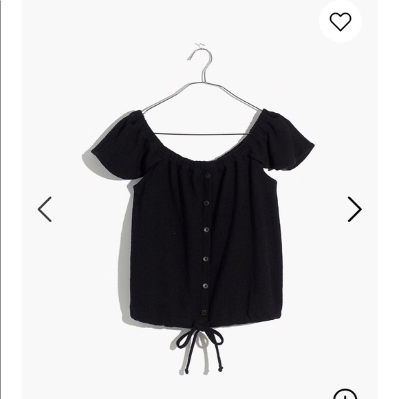 Madewell | Texture & Thread Off-the-Shoulder Top - Picture 4 of 7